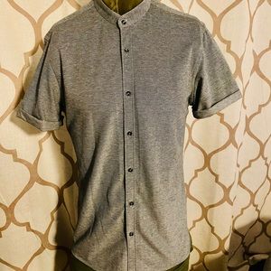 Grey button Down Shirt